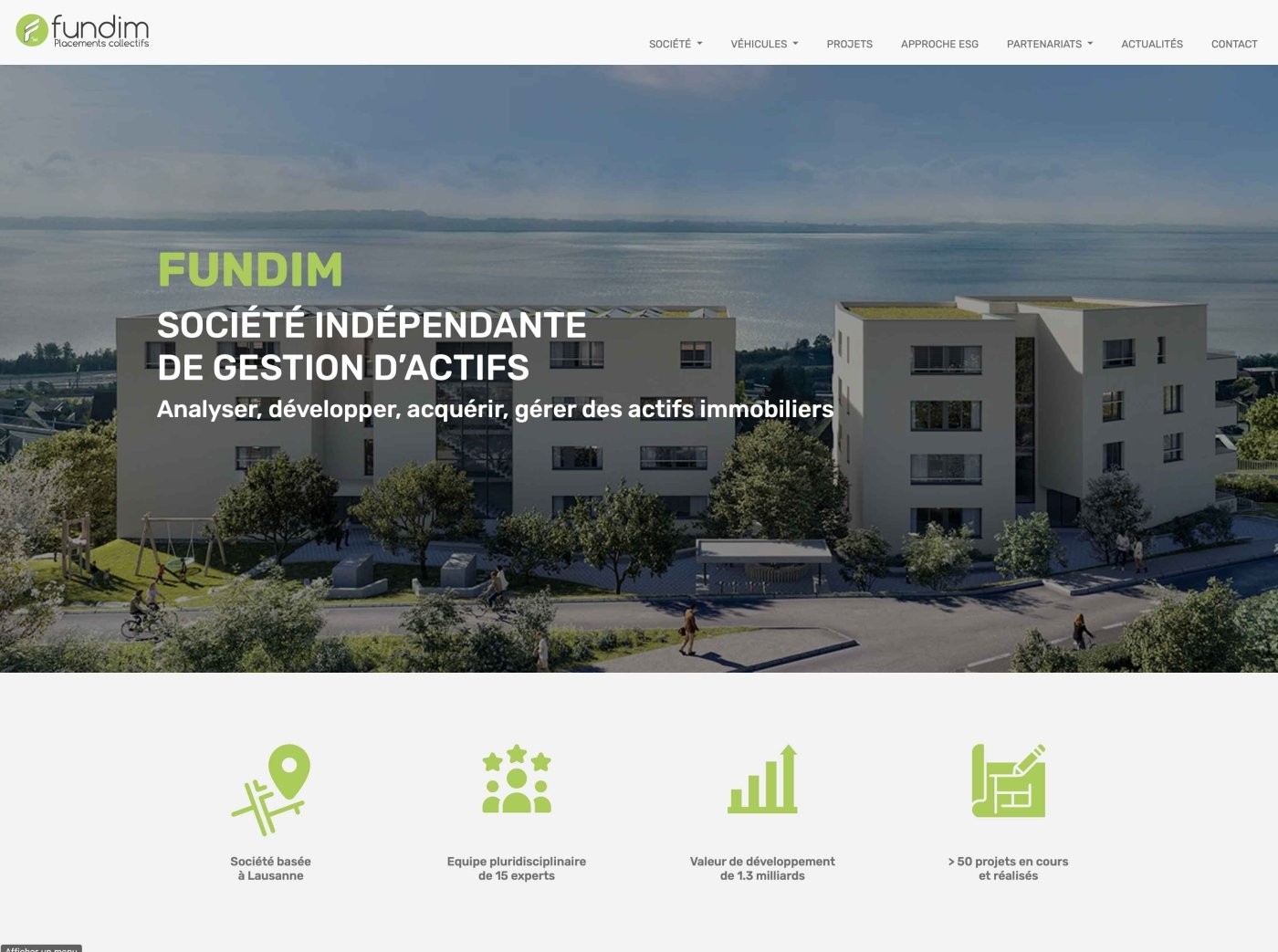 Fundim SA - Pixinside rÃ©fÃ©rence web
